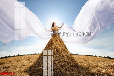 Hình ảnh file gốc in trần nhà Tranh trang trí Spa làm đẹp KSPA173