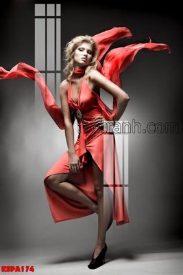 File gốc Tranh trang trí Spa làm đẹp KSPA174 (in tráng gương) hiện đại