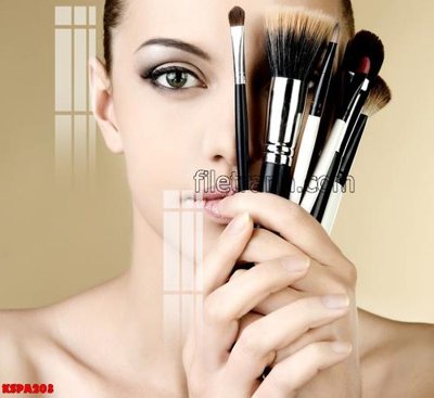 File gốc Tranh trang trí Spa làm đẹp KSPA203 (in ấn) màu sắc trung thực