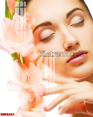 File tranh Tranh trang trí Spa làm đẹp KSPA257 (gốc) chủ đề thành phố