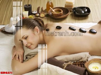 File tranh gốc Tranh trang trí Spa làm đẹp KSPA271 (sắc nét từng chi tiết)