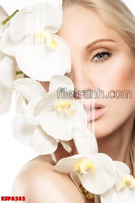 Tải file Tranh trang trí Spa làm đẹp KSPA282 (ảnh gốc) in gạch men