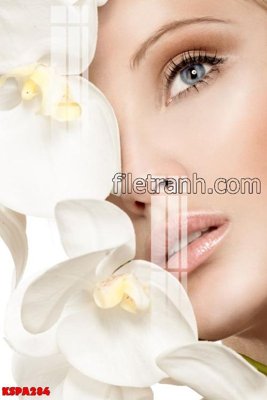 File tranh Tranh trang trí Spa làm đẹp KSPA284 (ảnh gốc) in trần nhà