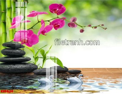 File ảnh Tranh trang trí Spa làm đẹp KSPA30 (gốc) in backdrop sự kiện