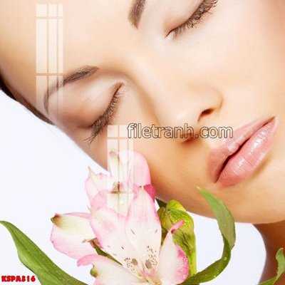 Tải file gốc in lụa Tranh trang trí Spa làm đẹp KSPA316 siêu nét