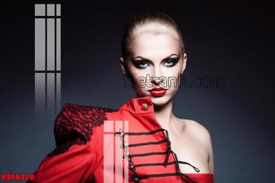 File gốc Tranh trang trí Spa làm đẹp KSPA370 (in lụa) trang trí tường