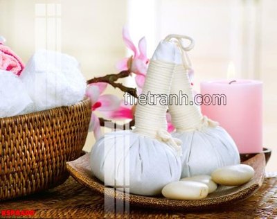 File tranh gốc Tranh trang trí Spa làm đẹp KSPA400 (bản quyền) file PSD