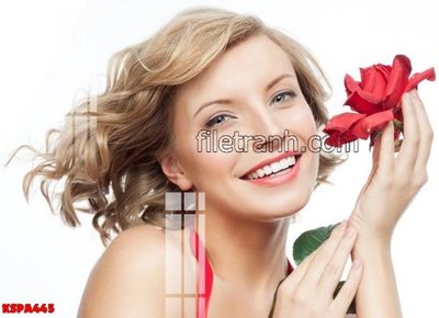 File PSD Tranh trang trí Spa làm đẹp KSPA445 (gốc) cho in quảng cáo