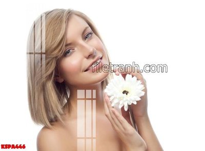 File tranh Tranh trang trí Spa làm đẹp KSPA446 (gốc) chủ đề con người