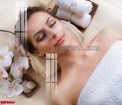 Tải file gốc Tranh trang trí Spa làm đẹp KSPA447 (in không vỡ ảnh)