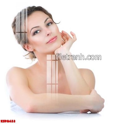 File gốc Tranh trang trí Spa làm đẹp KSPA453 (ảnh chi tiết) để in lụa