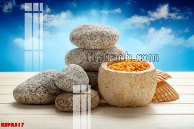 File gốc Tranh trang trí Spa làm đẹp KSPA517 (in tráng gương) nghệ thuật