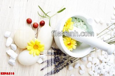 File gốc Tranh trang trí Spa làm đẹp KSPA518 (trang trí) cho phòng khách