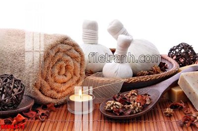 File PSD Tranh trang trí Spa làm đẹp KSPA572 (gốc) cho designer