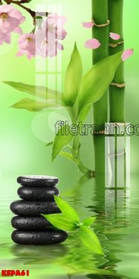 Chi tiết file ảnh Tranh trang trí Spa làm đẹp KSPA61 sắc nét