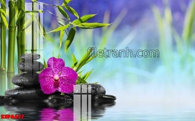 File gốc Tranh trang trí Spa làm đẹp KSPA627 (dành cho trang trí nội thất)