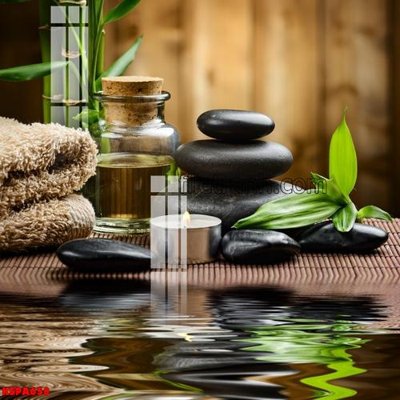 File in mica Tranh trang trí Spa làm đẹp KSPA658 (bản gốc) làm vách ngăn