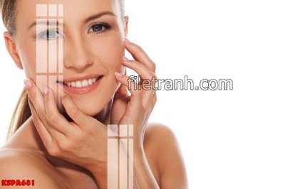 File gốc Tranh trang trí Spa làm đẹp KSPA681 (in lụa) tranh phong thủy