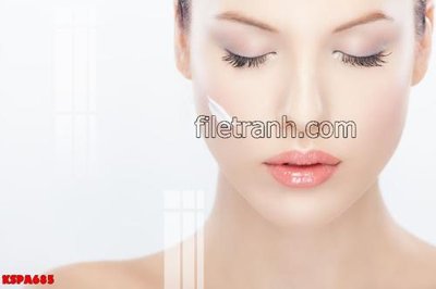 File PSD Tranh trang trí Spa làm đẹp KSPA685 (nguyên gốc) chất lượng cao