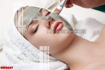File PSD Tranh trang trí Spa làm đẹp KSPA687 (bản gốc) chất lượng nhất