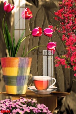 File gốc Tranh trang trí Spa làm đẹp KSPA9 (ảnh chi tiết) để in lụa