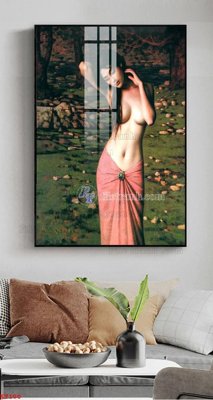 File gốc File tranh treo thiếu nữ khỏa thân nhà nghỉ KT100 (phong cách) châu Âu