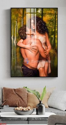 Download file gốc File tranh treo thiếu nữ khỏa thân nhà nghỉ KT142 (in lụa) nghệ thuật