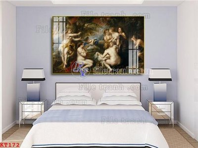 Tải file gốc File tranh treo thiếu nữ khỏa thân nhà nghỉ KT172 (in bạt) quảng cáo