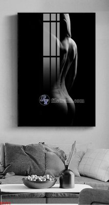 File PSD File tranh treo thiếu nữ khỏa thân nhà nghỉ KT201 (nguyên bản) cho thiết kế