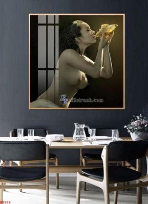 Tải về file tranh gốc File tranh treo thiếu nữ khỏa thân nhà nghỉ KT268 (để in quảng cáo)