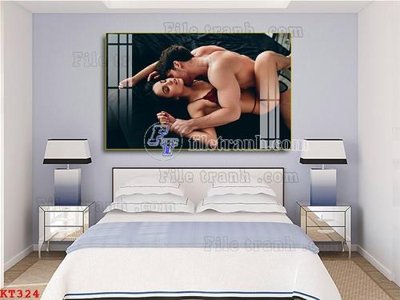 File PSD File tranh treo thiếu nữ khỏa thân nhà nghỉ KT324 (gốc) nhiều lớp (multi-layer)