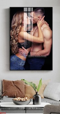 File PSD File tranh treo thiếu nữ khỏa thân nhà nghỉ KT332 (gốc) nhiều lớp (multi-layer)