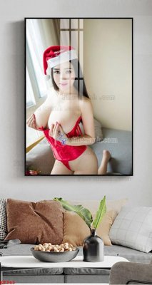 File gốc File tranh treo thiếu nữ khỏa thân nhà nghỉ KT343 (trang trí) phòng ngủ