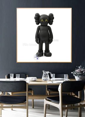 File gốc File tranh kawas gấu bearbrick KW502 (ảnh chi tiết) để in lụa