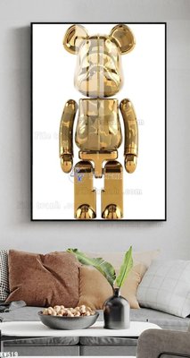 File in mica File tranh kawas gấu bearbrick KW519 (ảnh gốc) đẹp