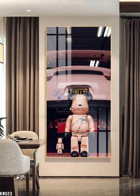 File in ấn File tranh kawas gấu bearbrick KW523 chuyên nghiệp