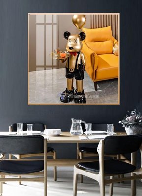 File tranh File tranh kawas gấu bearbrick KW525 (bản gốc) in lụa 5D
