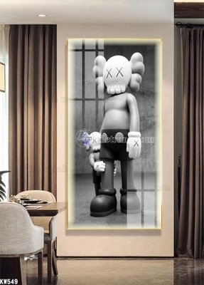 File gốc File tranh kawas gấu bearbrick KW549 (phong cách) cổ điển