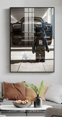 File gốc File tranh kawas gấu bearbrick KW560 (in mica) cắt laser