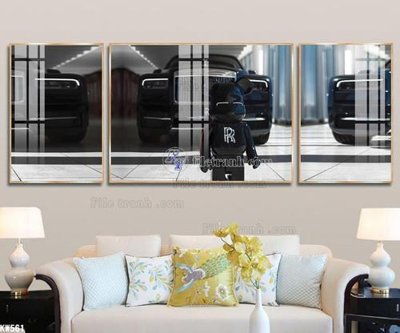 File gốc File tranh kawas gấu bearbrick KW561 (in mica) làm bảng hiệu