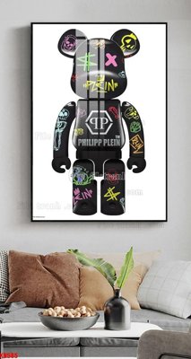 Tải file File tranh kawas gấu bearbrick KW585 (PSD) cho in ấn quảng cáo