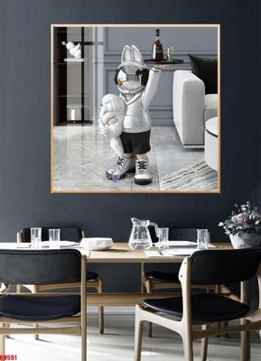 File tranh quảng cáo File tranh kawas gấu bearbrick KW591 (file gốc) chuyên nghiệp