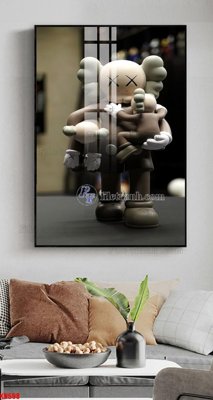 File gốc File tranh kawas gấu bearbrick KW598 (bản quyền) cho in ấn