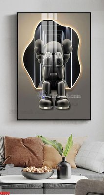 File gốc File tranh kawas gấu bearbrick KW603 (PNG) nền trong suốt