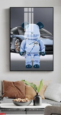File gốc in ấn File tranh kawas gấu bearbrick KW610 độ phân giải cao