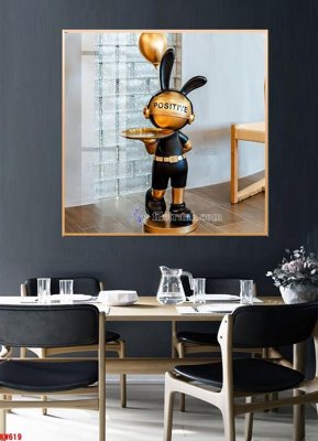 File PSD File tranh kawas gấu bearbrick KW619 (nguyên bản) cho thiết kế