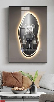 File gốc File tranh kawas gấu bearbrick KW629 (ảnh chi tiết) để in ấn