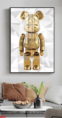 File PSD File tranh kawas gấu bearbrick KW653 (gốc) nhiều lớp (multi-layer)
