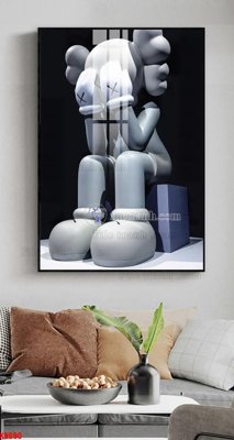 File gốc File tranh kawas gấu bearbrick KW690 (chuẩn CMYK) cho nhà in