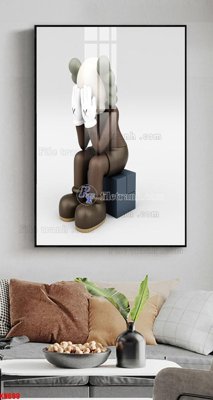 File tranh File tranh kawas gấu bearbrick KW699 (bản gốc) in canvas